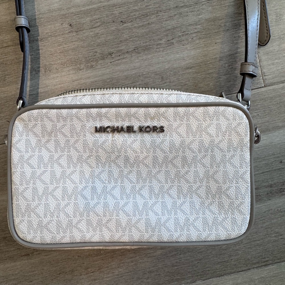 Michael Kors Gray Crossbody Bag